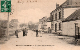 NEUNG SUR BEUVRON RUE DU BOURG NEUF 1909 TBE - Neung Sur Beuvron