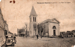 NEUNG SUR BEUVRON LA PLACE DE L'EGLISE TBE - Neung Sur Beuvron