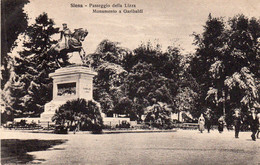 SIENA - Passegio Della Lizza - Monumento A Garibaldi - Siena