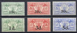 NOUVELLES HEBRIDES - N° 73 à 79 Sauf 75 ⭐ 6 Valeurs Neuf Ch - MH ⭐ Cat 54 € -- NEW HEBRIDES - Unused Stamps