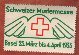 Vignette, Schweizer Mustermesse Basel 1933 (9835) - Erinofilia