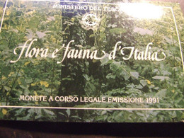 ITALIA 1991 FLORA FDC Con CONFEZIONE ORIGINALE - Herdenking