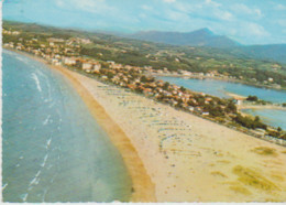 Cpsm 10x15 . Vue Aérienne (64) Frontière Franco-Espagnole . La Plage - Hendaye