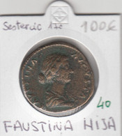 CRBAN040 MONEDA ROMANA FAUSTINA HIJA SESTERCIO AÑO 170 DC 100 - Sonstige & Ohne Zuordnung