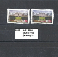 Variété Adhésif De 2019 Oblitéré Y&T N° 1768 Nuance De Couleur - Used Stamps