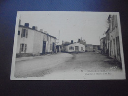 CPA CHAILLE Les Marais (Vendée) Quartier De L'église (côté Est) - Chaille Les Marais