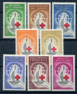 Centenaire De La Croix Rouge  8 Valeurs **, 7 Pays - Zonder Classificatie