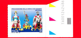 Nuovo - MNH - ITALIA - 2022 - Processione Della Vara E Dei Giganti Di Messina - B - Alfanumderico - 2021-...:  Nuevos