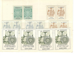 Lote De Selos Fiscais - Unused Stamps
