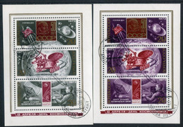 SOVIET UNION 1973 Cosmonauts Day  Blocks Used.  Michel Block 85-86 - Used Stamps