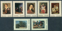 SOVIET UNION 1973 19th Century Paintings MNH / **.  Michel 4115-21 - Unused Stamps
