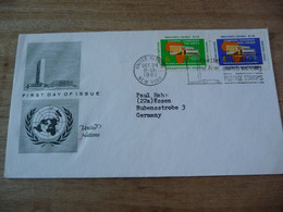 (7) UNITED NATIONS -ONU - NAZIONI UNITE - NATIONS UNIES * FDC 1961 , New York Postmark - Brieven En Documenten