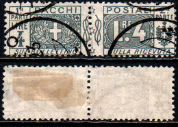 ITALIA REGNO - 1914 - PACCHI POSTALI - VALORE DA 4 LIRE - USATO - Pacchi Postali