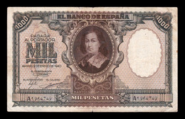 España Spain 1000 Pesetas Bartolome Murillo 1940 Pick 120 Serie A T. 749 BC+ F+ - 1000 Peseten