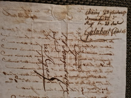 Lettre CHAURY GALABERT Père  AN 7 MARQUE CASTELNAUDARY Pour AGDE BOUSQUET - ....-1700: Précurseurs