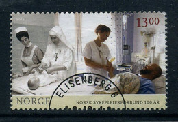 Norway 2012 - Centenary Of Norwegian Nurses Organisation,  13k Used Stamp. - Usati
