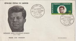 Cameroun FDC 1964 J F Kennedy PA 63 - Cameroun (1960-...)