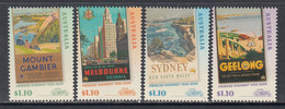 2020 Australia Princes Highway Automobiles Cars Art  Complete Set Of 4 MNH @ BELOW FACE VALUE - Unused Stamps