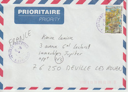 Cameroun Lettre 2005 Pour La France Oblit Yaoundé Philatélie Et Au Dos Yaoundé Tri Ouverture - Cameroun (1960-...)