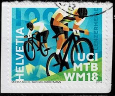 Schweiz 2018,Michel# 2550 O  World Championships UCI Mountainbike - Usati