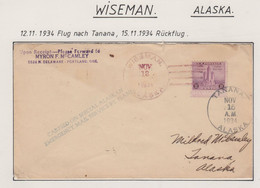 Alaska Wiseman 12.11.1934 Emmergency Flight To Tanana And Back To Wiseman 15.11.1934 (LS164) - Vols Polaires