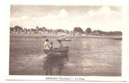 Delcampe - DAMGAN - Plage - Enfants En Barque - Au Pierrot Gourmand éditeur - Damgan