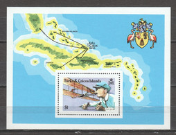 Turks & Caicos Islands 1978 Mi Block 11 MNH AIRPLANES - Airplanes