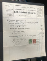 1925 GB Funerals Related Undertakers Invoice £15.17.8 About 97years Old - United Kingdom