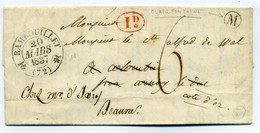 T12 RAMBOUILLET + Boite Rurale M De Clairefontaine / Dept 72 Seine Et Oise / 1837 - 1801-1848: Vorläufer XIX