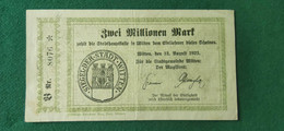 GERMANIA WITTEN 2 Milioni  MARK 1923 - Kiloware - Banknoten