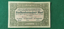 GERMANIA Werdau 500000  MARK 1923 - Lots & Kiloware - Banknotes