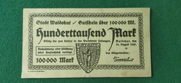 GERMANIA Waldshut 100000 MARK 1923 - Lots & Kiloware - Banknotes