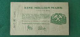 GERMANIA WALDENBURG 1 Milione MARK 1923 - Mezclas - Billetes