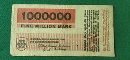 GERMANIA Weimar 1 Milione MARK 1923 - Alla Rinfusa - Banconote