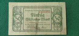 GERMANIA Wiesbaden 50  MARK 1923 - Mezclas - Billetes