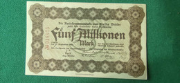 GERMANIA WETZLAR  5 Milioni MARK 1923 - Kiloware - Banknoten