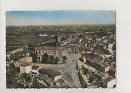 Lafrançaise (82) :  Vue Aérienne Générale Au Niveau Du Quartier De L'église En 1964 GF. - Lafrancaise