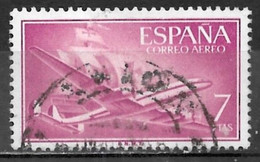 Spain 1956. Scott #C156 (U) Plane And Caravel - Used Stamps