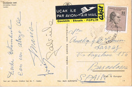 46540. Postal Aerea KARAKOY (Turquia) 1967. DOLMABAHÇE Mezquita De Istambul - Covers & Documents