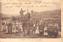 21-BEAUNE-LES VENDANGES EN BOURGOGNE- LA " PAULEE" OU FIN DE LA VENDANGE - Beaune