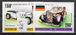 Burkina Faso Mnh ** The Two Airmails From Cars Set 5 Euros - Burkina Faso (1984-...)