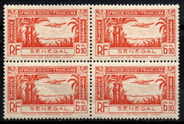 Sénégal YT PA 17 En Bloc De 4 Neuf Sans Charnière XX MNH - Airmail