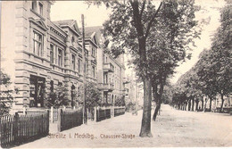 NEUSTRELITZ Mecklenburg Chausseestraße Frühstückszimmer Drogen Heinrich Bentzin Gelaufen 10.5.1927 Marken Abgefallen - Neustrelitz