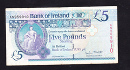 BANKNOTES-IRELAND-5-CIRCULATED SEE-SCAN - Ireland