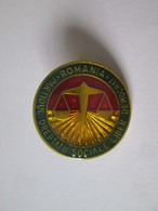 Insigne Roumanie:Le Parti PDSLD 1990,diametre=20 Mm/Romanian Badge:The PDSLD Party 1990,diameter=20 Mm - Associations