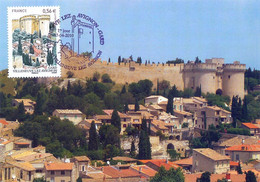 Carte Postale 1er Jour, Villeneuve Lez Avignon, Gard, 2010 (yt 4442) - Villeneuve-lès-Avignon