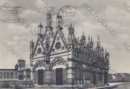 CARTOLINA  PISA,TOSCANA,CHIESA DI S.MARIA DELLA SPINA INCOMINCIATA NEL 1230,MEMORIA,CULTURA,BELLA ITALIA,VIAGGIATA 1956 - Pisa