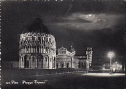 CARTOLINA  PISA,TOSCANA,PIAZZA DUOMO,STORIA,RELIGIONE,MEMORIA,CULTURA,IMPERO ROMANO,BELLA ITALIA,VIAGGIATA 1953 - Pisa