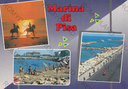 CARTOLINA  MARINA DI PISA,TOSCANA,MARE,SOLE,VACANZA,ESTATE,BELLA ITALIA,STORIA,MEMORIA,CULTURA,RELIGIONE,VIAGGIATA 1995 - Pisa