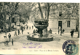 13 - Bouches Du Rhone - SALON - Place De La Grande Fontaine - Salon De Provence